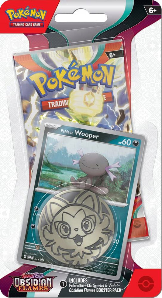 Obsidian Flames Single Pack Blister [Paldean Wooper] - SV03: Obsidian Flames