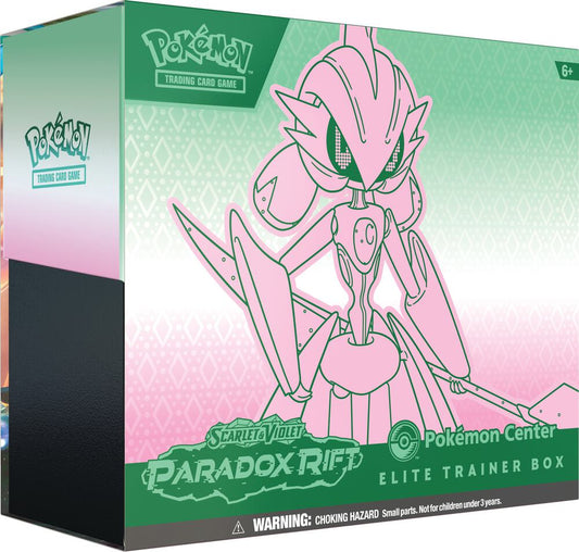 Paradox Rift Pokemon Center Elite Trainer Box (Exclusive) [Iron Valiant] Pokémon card