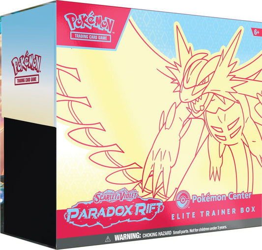 Paradox Rift Pokemon Center Elite Trainer Box (Exclusive) [Roaring Moon] Pokémon card