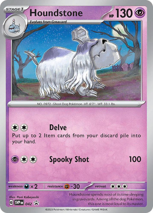 Houndstone - 042 042 Promo Scarlet & Violet Promo Cards Pokémon card