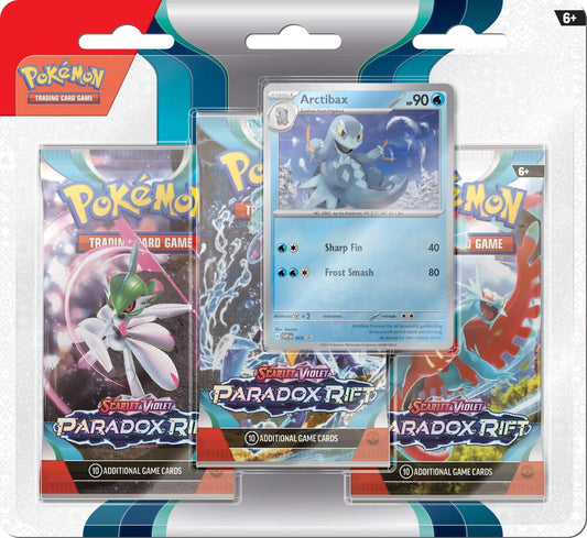 Paradox Rift 3 Pack Blister [Arctibax] Pokémon card