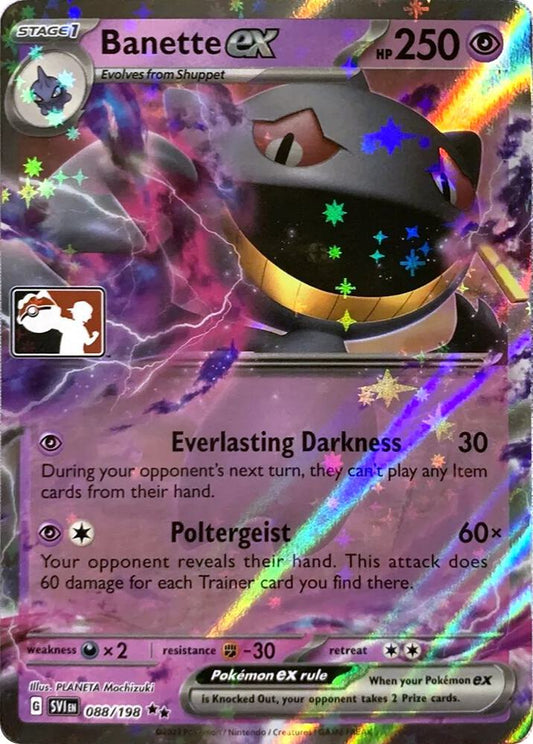 Banette ex 088/198 Ultra Rare Prize Pack Series Cards Pokémon card