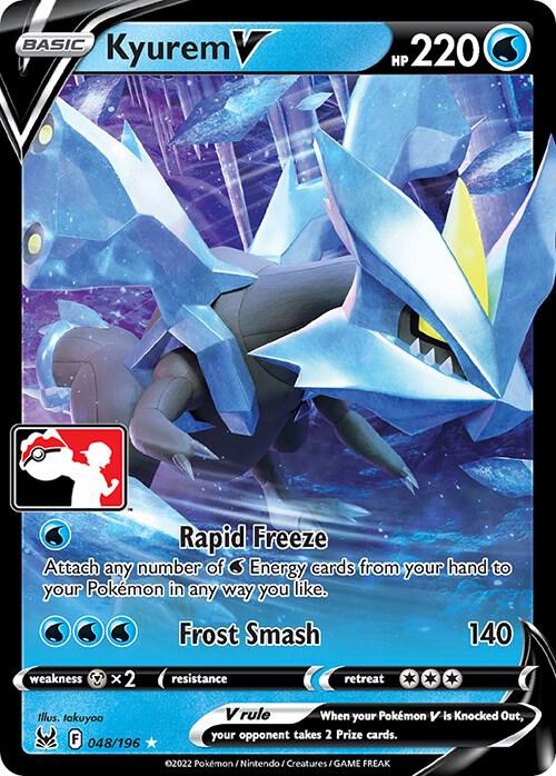 Kyurem V - 048/196 048/196 Ultra Rare Prize Pack Series Cards Pokémon card