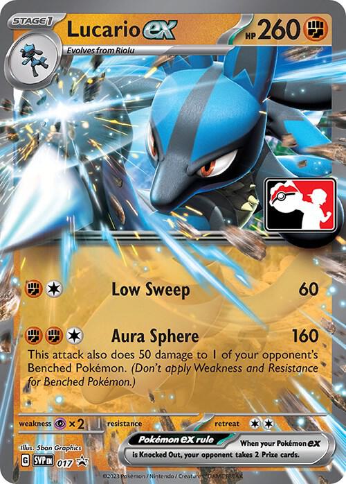 Lucario ex - 017 017 Promo Prize Pack Series Cards Pokémon card