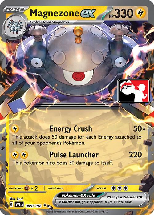 Magnezone ex - 065/198 Double Rare Prize Pack Series Cards