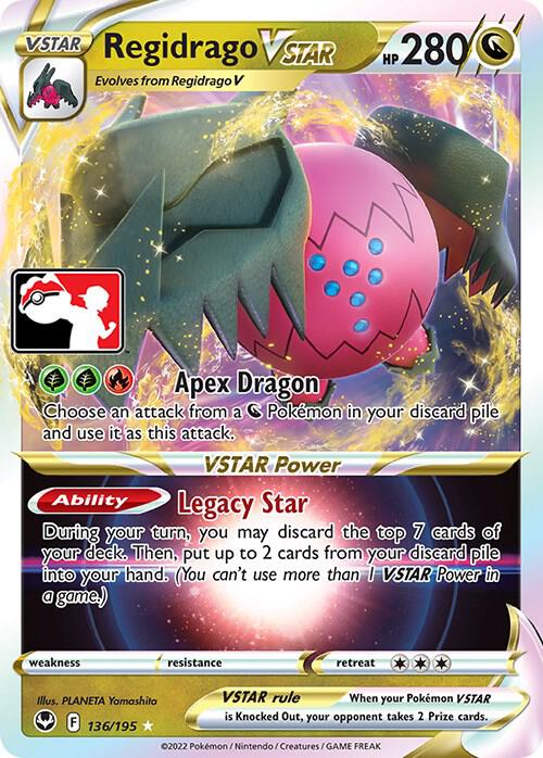 Regidrago VSTAR - 136/195 136/195 Ultra Rare Prize Pack Series Cards Pokémon card