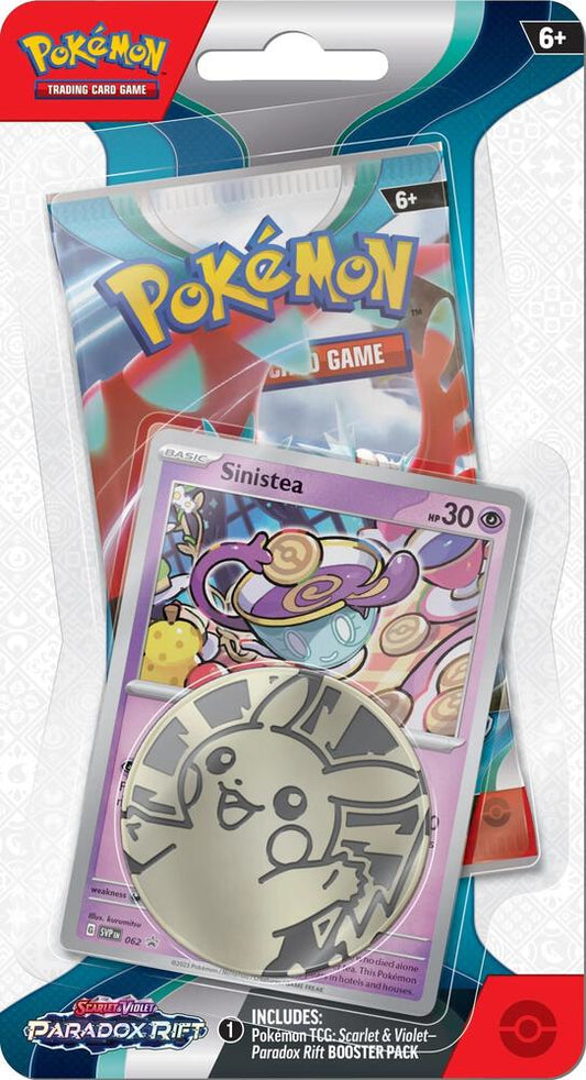 Paradox Rift Single Pack Blister [Sinistea] Pokémon card