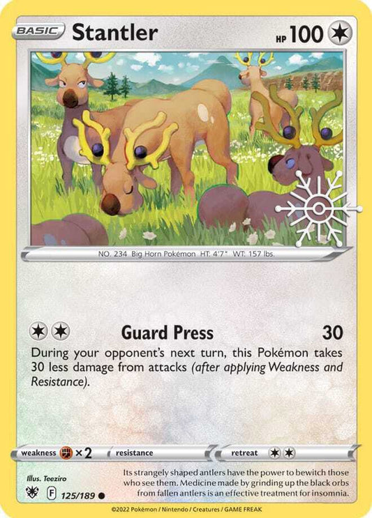 Stantler - 125/189 (Holiday Calendar) 125/189 Common Miscellaneous Cards & Products Pokémon card
