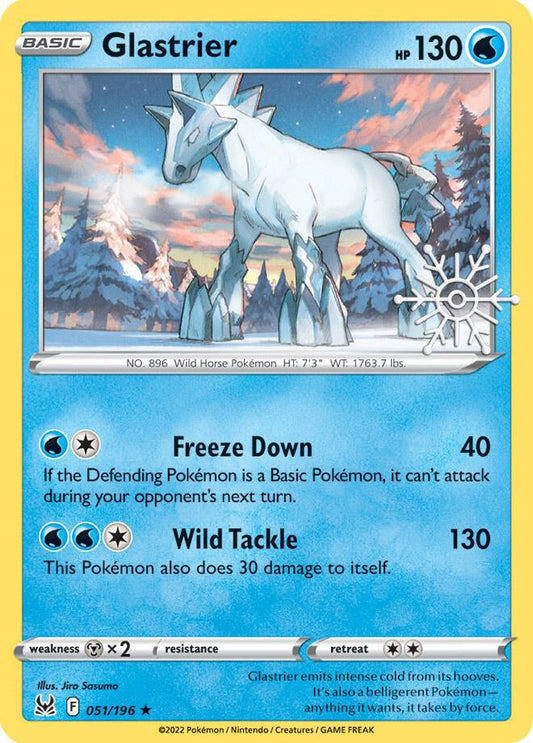 Glastrier - 051/196 (Holiday Calendar) 051/196 Holo Rare Miscellaneous Cards & Products Pokémon card