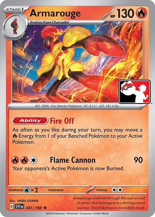 Armarouge - 041/198 041/198 Rare Prize Pack Series Cards Pokémon card