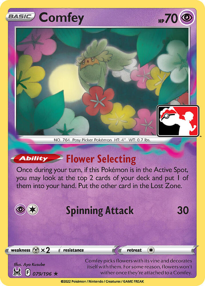 Comfey - 079/196 079/196 Rare Prize Pack Series Cards Pokémon card