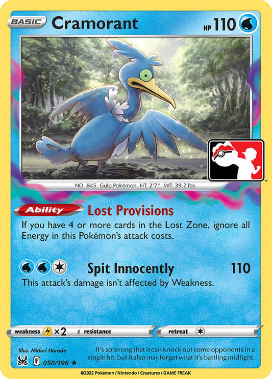 Cramorant - 050/196 Rare Prize Pack Series Cards