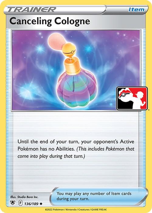 Canceling Cologne - 136/189 136/189 Uncommon Prize Pack Series Cards Pokémon card