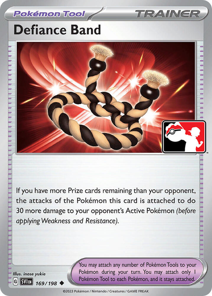 Defiance Band - 169/198 169/198 Uncommon Prize Pack Series Cards Pokémon card