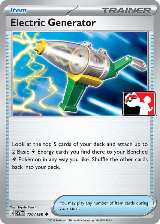 Electric Generator - 170/198 Uncommon Prize Pack Series Cards