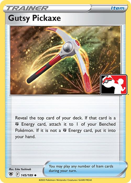 Gutsy Pickaxe - 145/189 145/189 Uncommon Prize Pack Series Cards Pokémon card