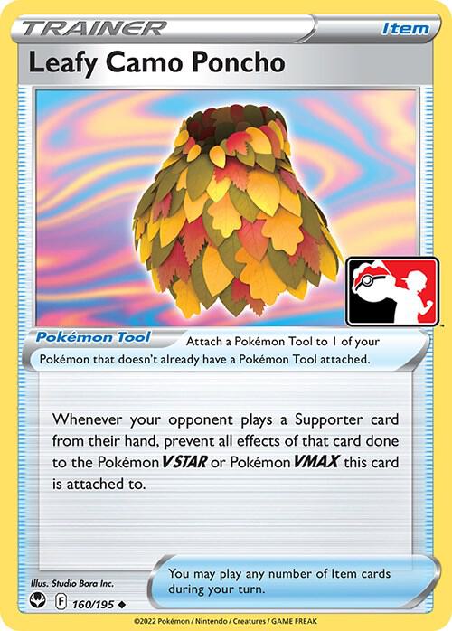 Leafy Camo Poncho - 160/195 Uncommon Prize Pack Series Cards