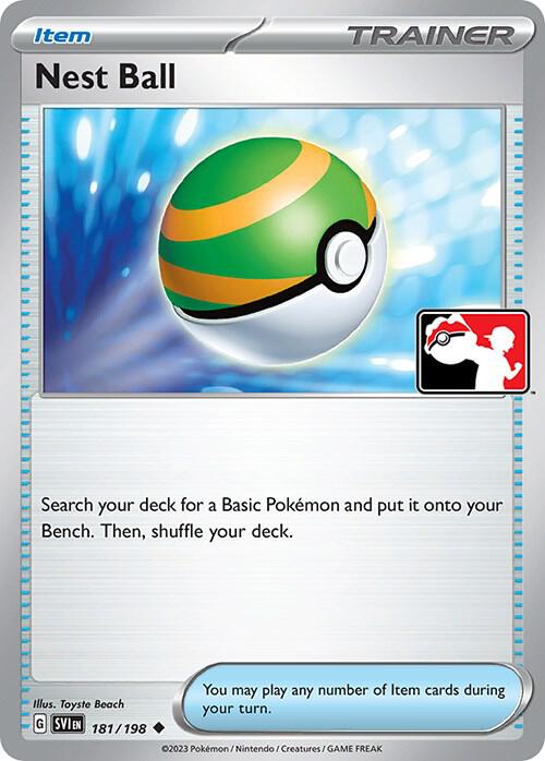 Nest Ball - 181/198 181/198 Uncommon Prize Pack Series Cards Pokémon card