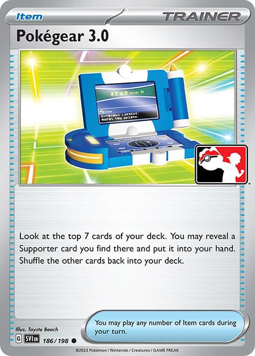 Pokegear 3.0 - 186/198 186/198 Common Prize Pack Series Cards Pokémon card