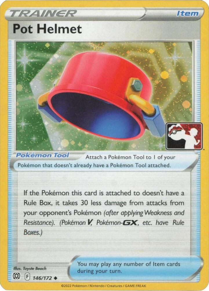 Pot Helmet - 146/172 (Cosmos Holo) 146/172 Uncommon Prize Pack Series Cards Pokémon card