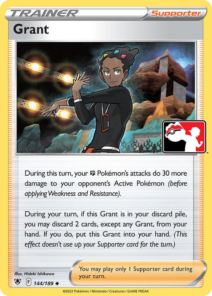 Grant - 144/189 144/189 Uncommon Prize Pack Series Cards Pokémon card