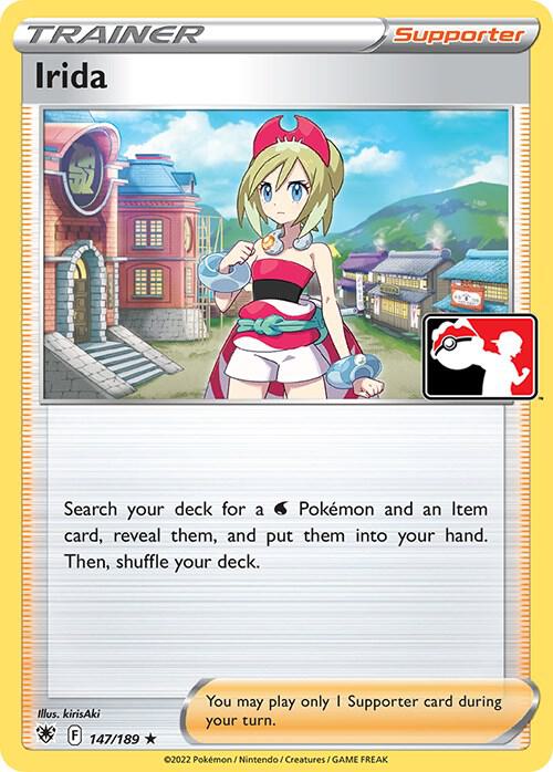 Irida - 147/189 147/189 Rare Prize Pack Series Cards Pokémon card