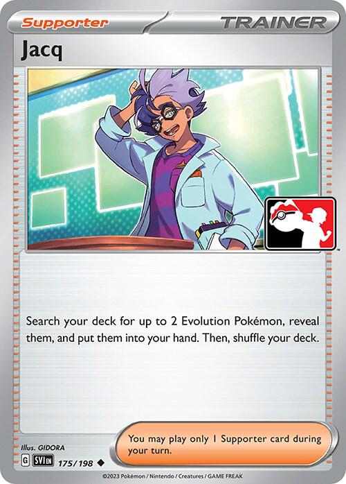 Jacq - 175/198 175/198 Uncommon Prize Pack Series Cards Pokémon card