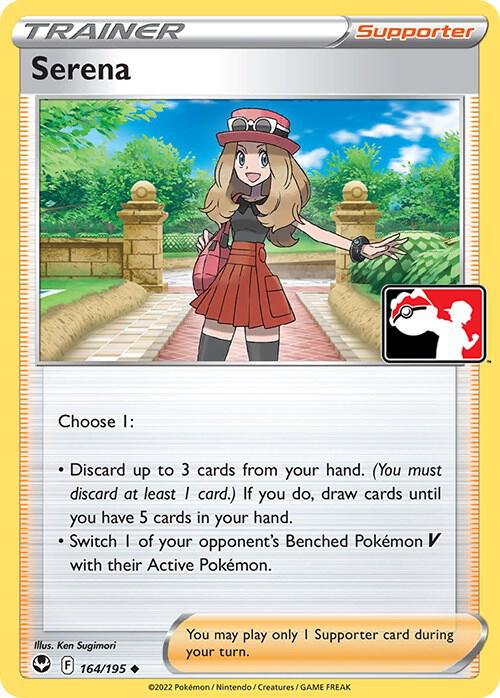 Serena - 164/195 164/195 Uncommon Prize Pack Series Cards Pokémon card