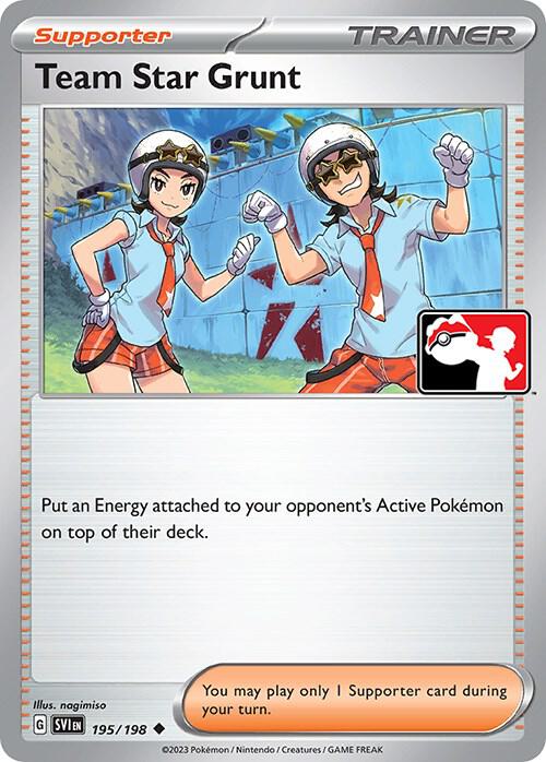 Team Star Grunt - 195/198 Uncommon Prize Pack Series Cards
