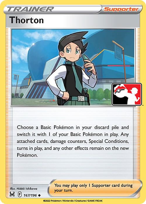 Thorton - 167/196 167/196 Uncommon Prize Pack Series Cards Pokémon card