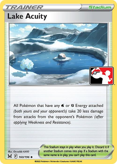 Lake Acuity - 160/196 160/196 Uncommon Prize Pack Series Cards Pokémon card