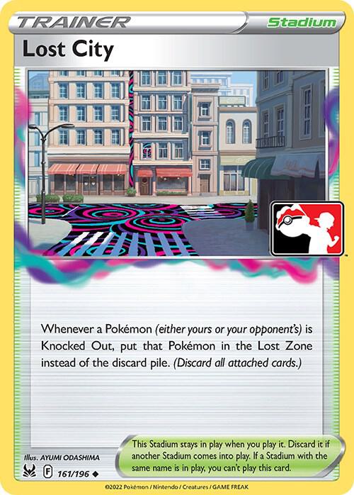 Lost City - 161/196 161/196 Uncommon Prize Pack Series Cards Pokémon card