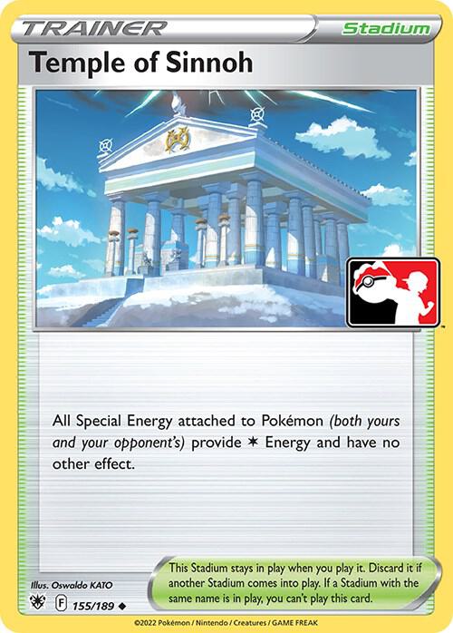Temple of Sinnoh - 155/189 155/189 Uncommon Prize Pack Series Cards Pokémon card