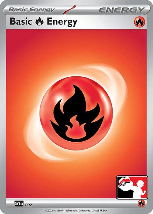 Basic Fire Energy - 002 002 Common Prize Pack Series Cards Pokémon card
