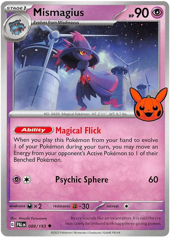 Mismagius - 088/193 Uncommon Trick or Trade BOOster Bundle 2023
