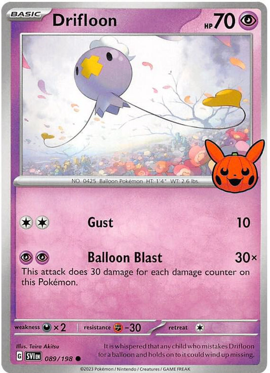 Drifloon - 089/198 Common Trick or Trade BOOster Bundle 2023