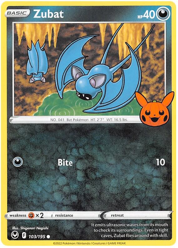 Zubat - 103/195 Common Trick or Trade BOOster Bundle 2023