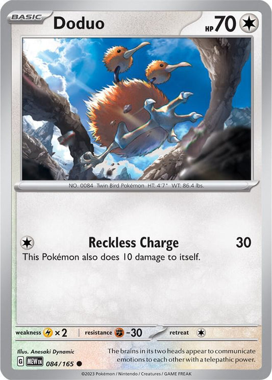 Doduo 084/165 Common Scarlet & Violet 151 Pokémon card
