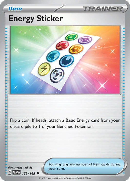 Energy Sticker - 159/165 Uncommon SV: Scarlet & Violet 151