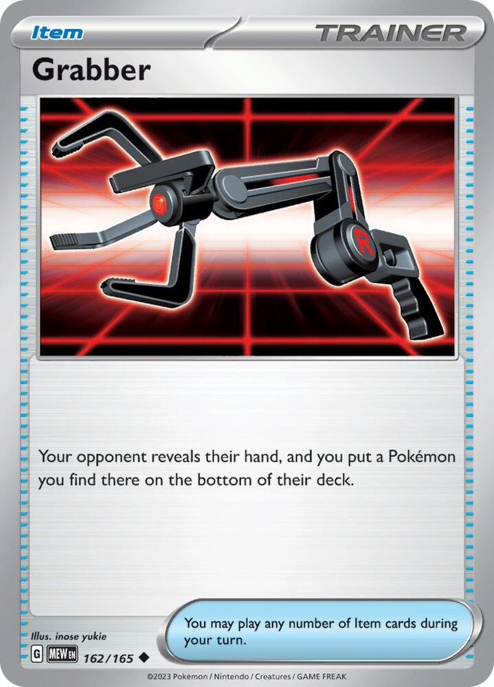 Grabber - 162/165 Uncommon SV: Scarlet & Violet 151