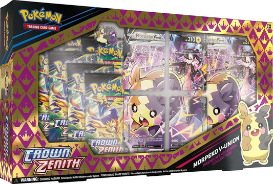 Morpeko V-UNION Premium Treasures Collection Crown Zenith Pokémon card