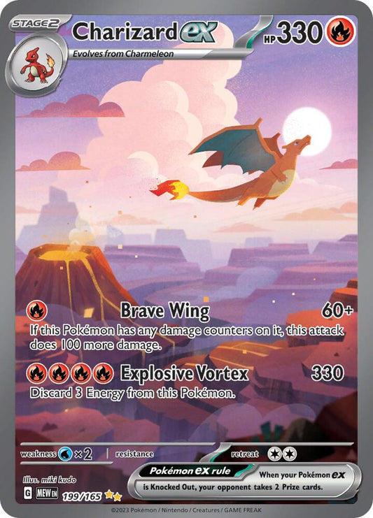 Charizard ex - 199/165 199/165 Special Illustration Rare Scarlet & Violet 151 Pokémon card