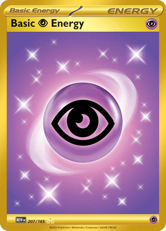 Basic Psychic Energy - 207/165 207/165 Hyper Rare Scarlet & Violet 151 Pokémon card