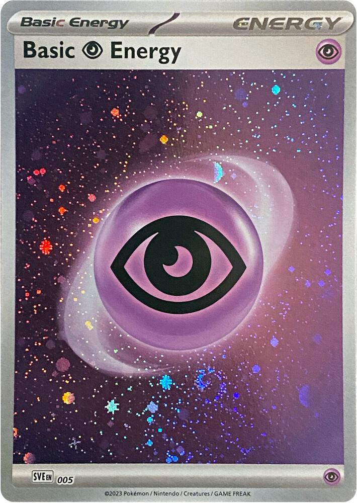 Basic Psychic Energy (Cosmos Holo) - 005 Common SV01: Scarlet & Violet Base Set