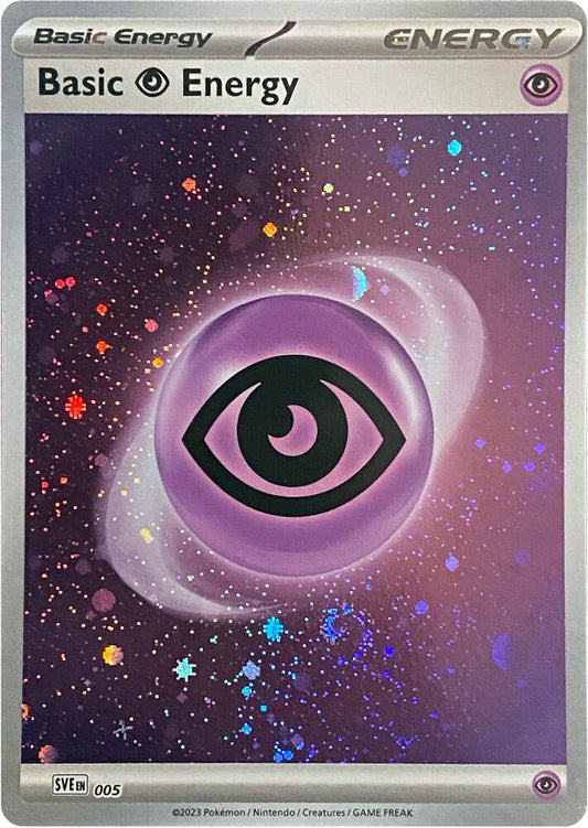 Basic Psychic Energy (Cosmos Holo) - 005 Common SV01: Scarlet & Violet Base Set