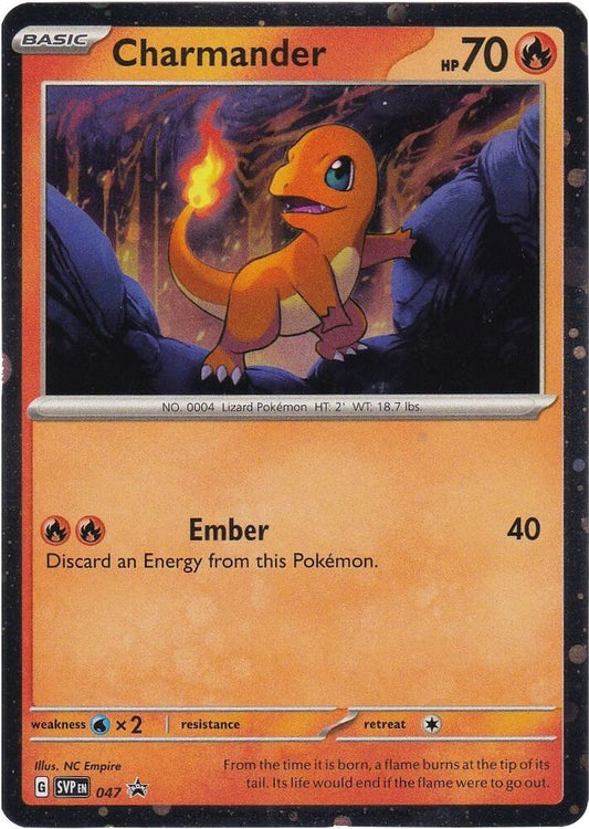 Charmander - 047 (Cosmos Holo) - 047 Promo SV: Scarlet & Violet Promo Cards