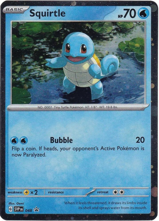 Squirtle - 048 (Cosmos Holo) - 048 Promo SV: Scarlet & Violet Promo Cards