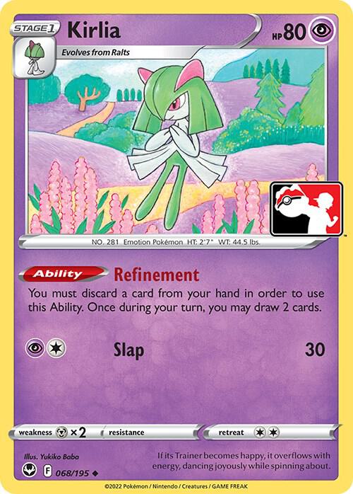 Kirlia - 068/195 Uncommon Prize Pack Series Cards