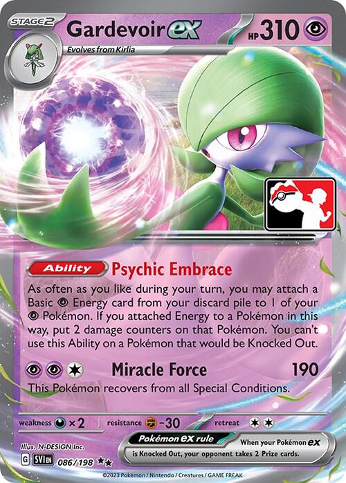 Gardevoir ex - 086/198 086/198 Ultra Rare Prize Pack Series Cards Pokémon card