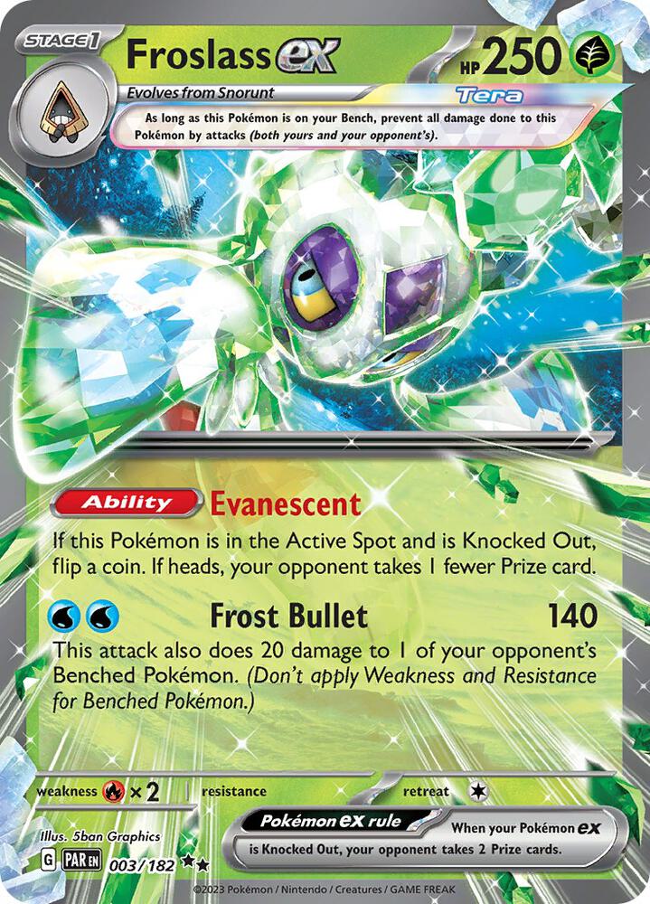 Froslass ex - 003/182 Double Rare SV04: Paradox Rift